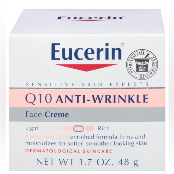 Eucerin Q10 Anti-Wrinkle Sensitive Skin Face Creme, 1.7 oz - Picture 2 of 4